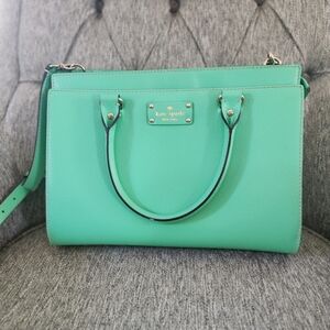 Kate Spade Green Wellesley Durham Satchel